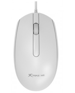 Мишка Xtrike ME - GM-123 WH, оптична, бяла