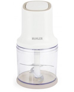 Мини чопър Muhler - MCH-411, 500 ml, 400W, бял