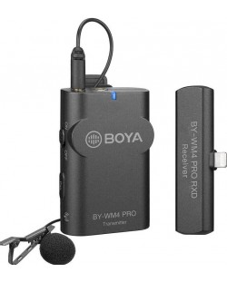 Микрофонна система Boya - BY-WM4 Pro K3, безжична, черна