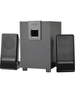 Аудио система Microlab - M-100, 2.1, черна
