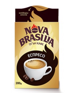 Мляно кафе Nova Brasilia - Еспресо Голд, 200 g