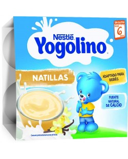 Млечен десерт Nestle Yogolino - Ванилия, 4 броя по 100g