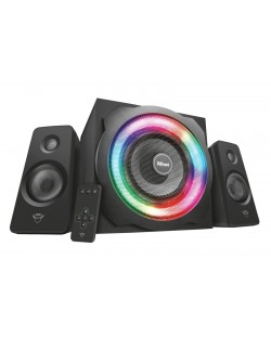 Аудио система Trust - GXT 629 Tytan 2.1 RGB, черна