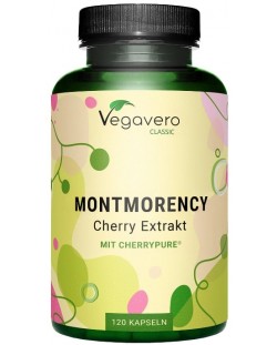 Montmorency Cherry Extrakt, 120 капсули, Vegavero