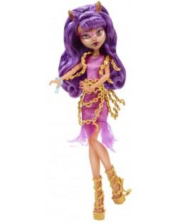 Кукла Mattel Monster High Haunted: Клаудин Улф с лилава коса