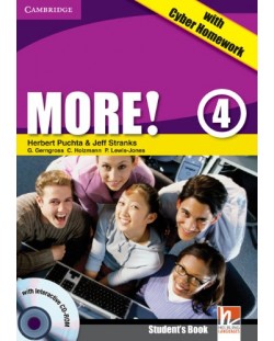 MORE! 4: Английски език - ниво В1 + CD-ROM + Cyber Homework