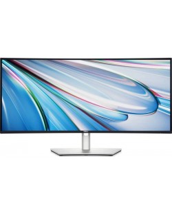 Монитор Dell - UltraSharp U3425WE, 34'', WQHD, IPS, Anti-Glare, USB hub, Curved, сребрист