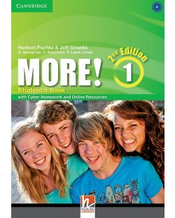 MORE! 1. 2nd Edition Student's Book with Cyber Homework and Online Resources: Английски език - ниво A1 (учебник с онлайн ресурси)