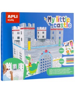 Творчески комплект Apli - Моят малък замък, сглоби и оцвети 