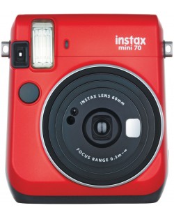 Моментален фотоапарат Fujifilm - instax mini 70, червен