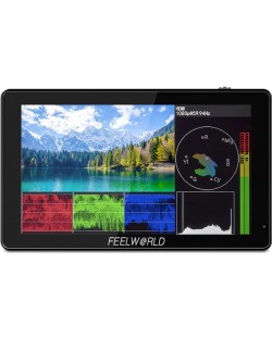 Монитор за камера Feelworld - LUT5 5.5 IPS, черен
