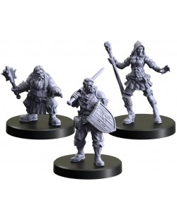 Модел The Witcher: Miniatures Classes 1 (Mage, Craftsman, Man-at-Arms)