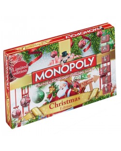 Настолна игра Hasbro Monopoly: Christmas Edition - Семейна