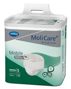 MoliCare Mobile Абсорбиращи гащи за възрастни, размер S, 14 броя, Hartmann