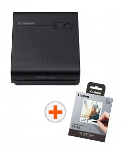 Мобилен принтер Canon - Selphy Square QX10, без консуматив, черен