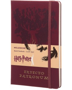 Тефтер Moleskine Harry Potter Expecto Patronum – Линирани листа