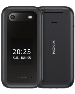 Мобилен телефон Nokia - 2660 Flip, 2.8'', 48MB/128MB, черен