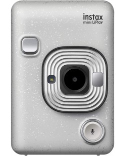 Моментален фотоапарат Fujifilm - instax mini LiPlay, бял