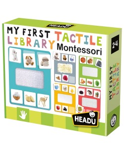 Моята първа тактилна библиотека Headu Montessori