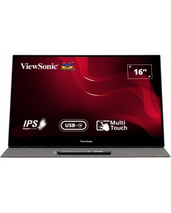 Mонитор ViewSonic - TD1655, 15.6'', FHD, IPS, Touch