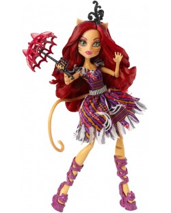 Кукла Mattel Monster High Freak Du Chic: Торалей Страйп с червено чадърче