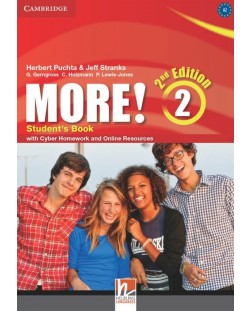 MORE! 2. 2nd Edition Student's Book with Cyber Homework and Online Resources: Английски език - ниво A2 (учебник с допълнителни материали)