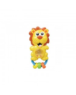 Детска играчка Moni - Дрънкалка, лъвче