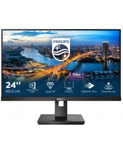 Монитор Philips - 245B1, 23.8'', QHD, IPS, Anti-Glare, USB-Hub