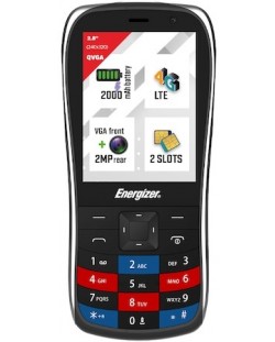 Мобилен телефон Energizer - E284S, 2.8'', 64MB/128MB, черен