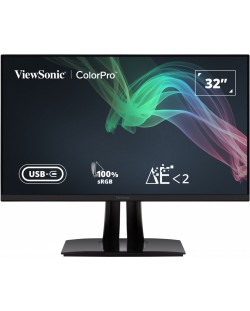 Монитор ViewSonic - ColorPro VP3256-4K, 31.5'', 4K, IPS, USB Hub