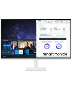 Монитор Samsung - 32A501, 32", FHD, LED, Anti-Glare, бял