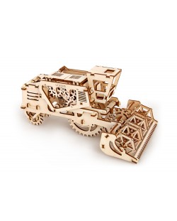 Дървен 3D пъзел Ugears от 154 части - Комбайн