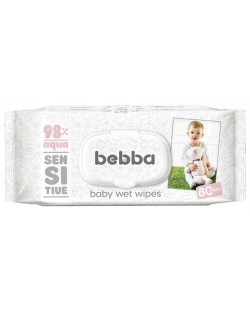 Мокри кърпички с капакSilkline Bebba - Sensitive, 80 броя