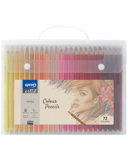 Моливи Spree Artist - 72 цвята, в куфарче