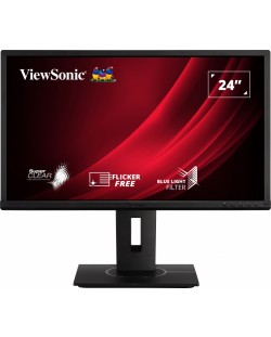 Монитор ViewSonic - VG2440, 23.6'', FHD, VA, USB Hub, черен