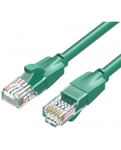 Мрежов кабел Vention - IBEGF, RJ45/RJ45, 1m, зелен