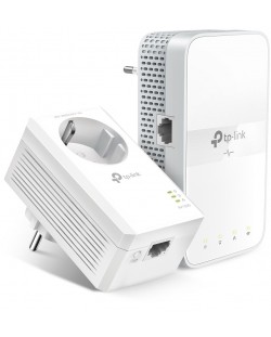 Мрежови адаптери TP-Link - Powerline TL-WPA7617, 1Gbps, бели