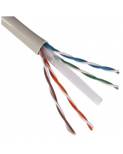 Мрежов кабел SeaMAX - SC-U/UTP-5E-PVC, 305m, cat. 5e, сив