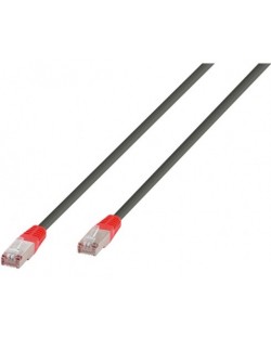 Мрежов кабел Vivanco - 45911, RJ45/RJ45, 2m, сив/червен