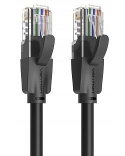 Мрежов кабел Vention - IBEBD, RJ45/RJ45, 0.5m, черен
