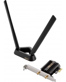 Мрежови адаптер ASUS - PCE-AXE59BT, 2.4Gbps, черен