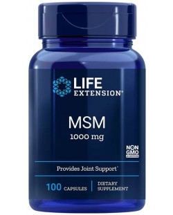 MSM, 1000 mg, 100 капсули, Life Extension