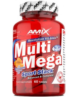 Multi Mega Stack, 60 таблетки, Amix