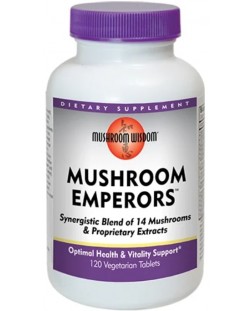 Mushroom Emperors, 120 таблетки, Mushroom Wisdom