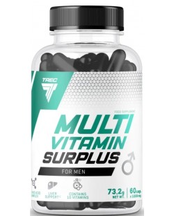 Multivitamin Surplus for Men, 60 капсули, Trec Nutrition