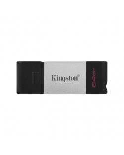 Флаш памет Kingston - DT80, 64GB,  USB-C 3.2