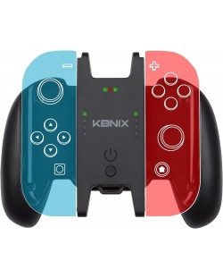 Мултифункционална ръкохватка Konix - Mythics Play & Charge Grip (Nintendo Switch)