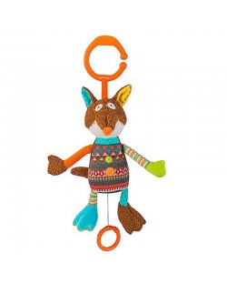 Музикална плюшена играчка Babyono - Funny Fox, лисиче