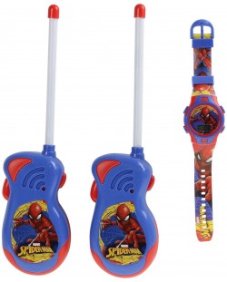 Игрален комплект Marvel Spiderman - Уоки токи и часовник