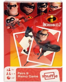 Настолна игра Cartamundi - Черен петър, Incredibles 2 - Детска